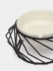 Черный пепельница керамическая на подставке 6 x12 см