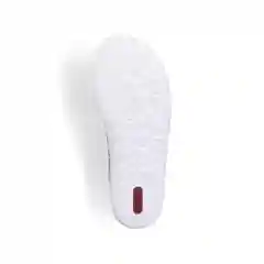 Зелёный хаки кеды женские Rieker из натуральной кожи