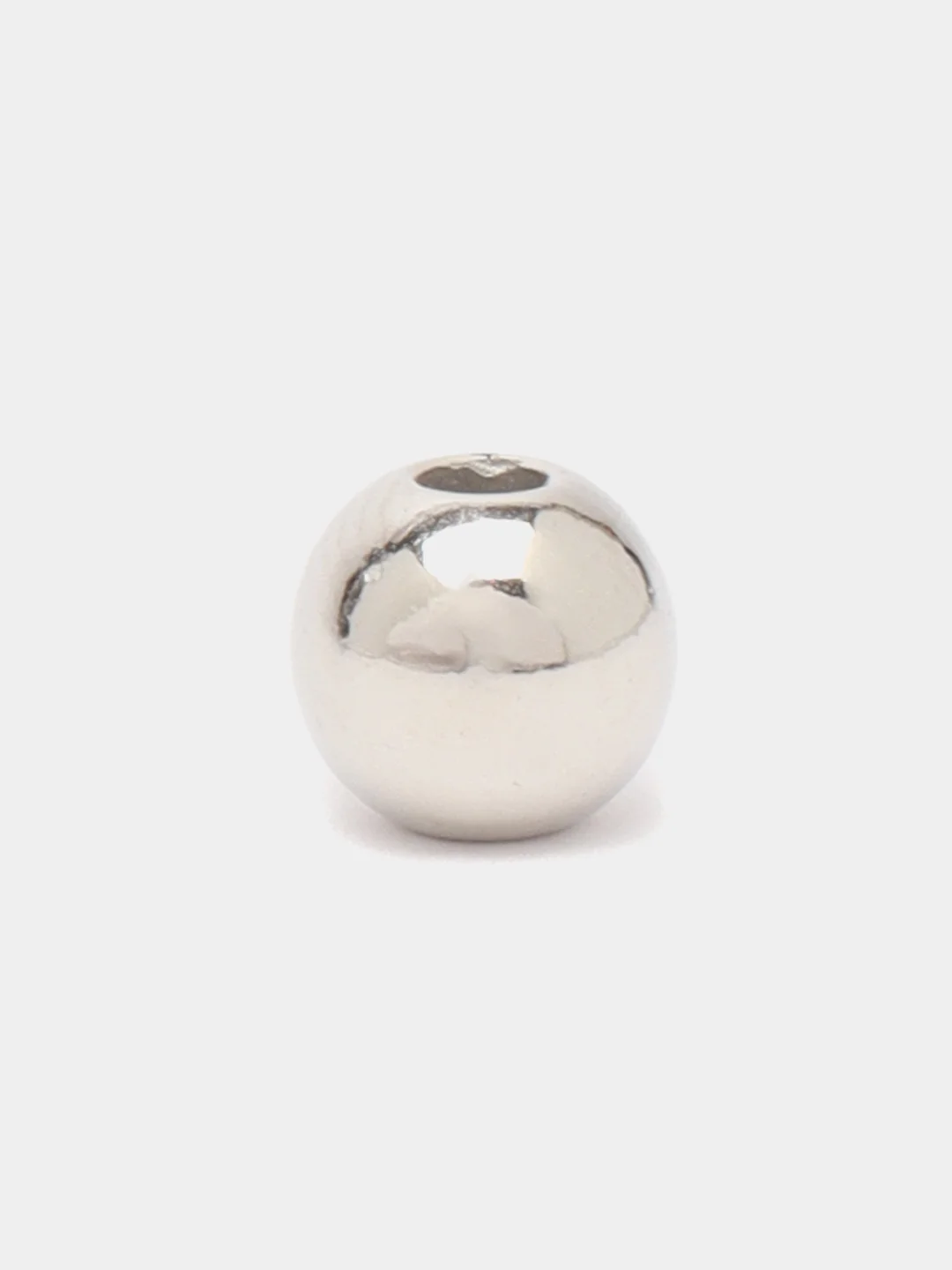 Серебряный бусины акриловые 6 мм, разные цвета, 30/50/100 штук