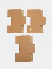 Крафт коробка подарочная самосборная 10*11,5*6 см