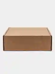 Крафт коробка подарочная самосборная 15*15*5 см
