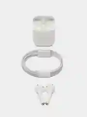 Наушники беспроводные Hoco с микрофоном белые до 6 часов работы Bluetooth TWS