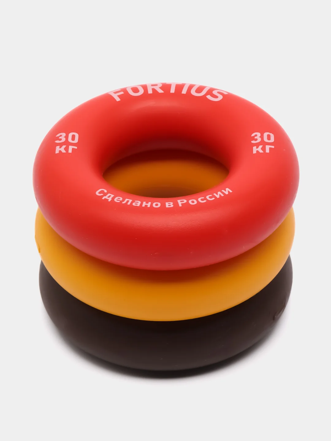 Набор кистевых эспандеров "Fortius", 3 шт. (30,40,50 кг) (подложка) кольцо