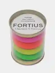 Набор кистевых эспандеров "Fortius" Neon, 4 шт. (10,20,30,40 кг) (тубус) кольцо
