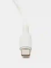 Белый кабель для быстрой зарядки ISA силиконовый Type-C / Type-C, 60W