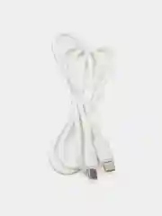 Белый кабель для быстрой зарядки ISA силиконовый Type-C / Type-C, 60W