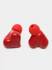 Красный беспроводные наушники Hear Buds TW-02 в форме сердца с микрофоном, Bluetooth