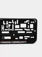Рамка для номера Mazda/ Номерная рамка автомобильная Mazda/ Рамка для гос номера Mazda