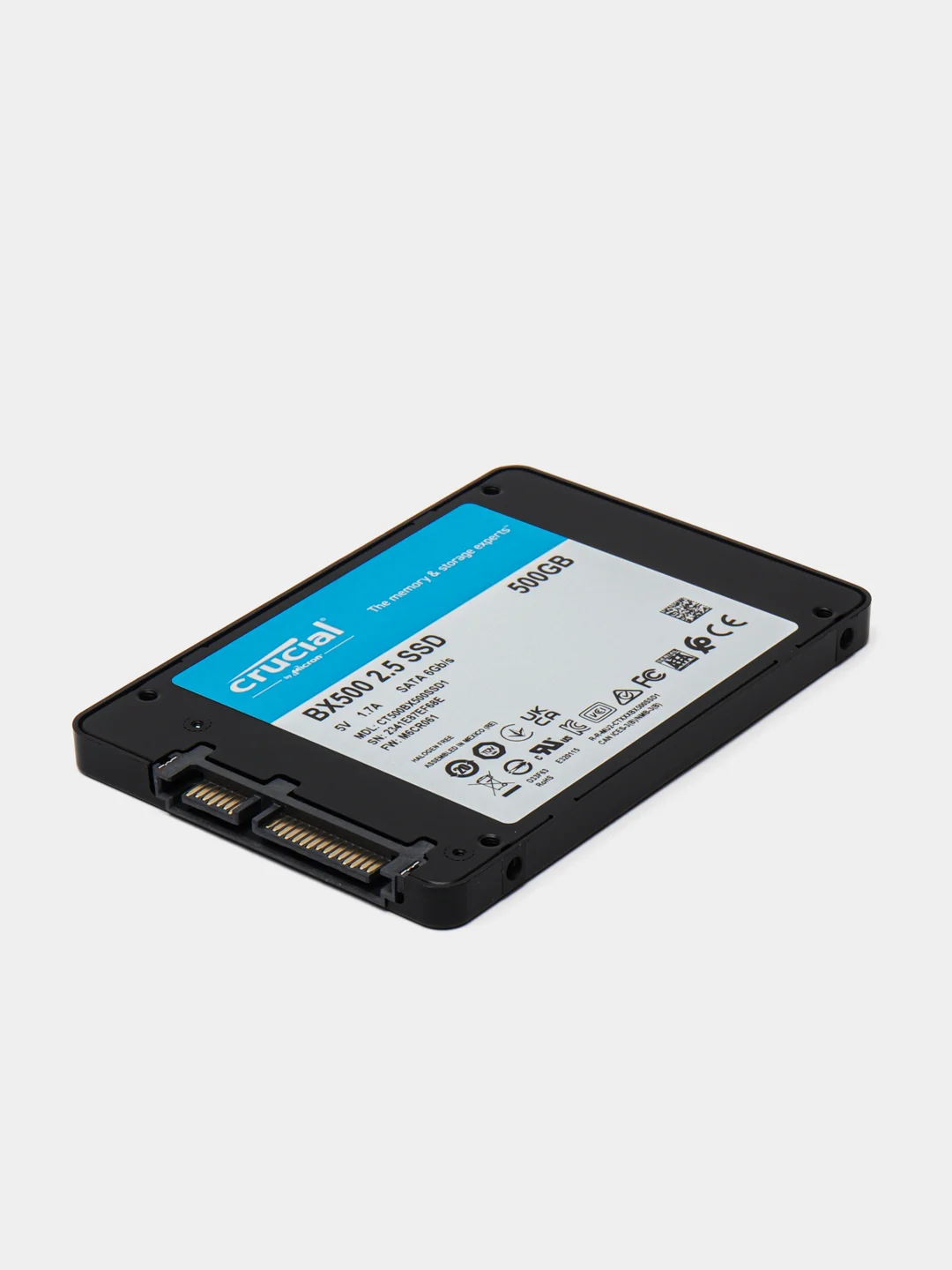 SSD диск 500 Gb 2.5" SATA накопитель Crucial BX500