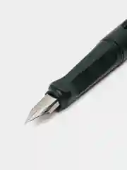 Зеленый перьевая гелевая ручка для каллиграфии, 1 многоразовый и 1 сменный картридж в комплекте
