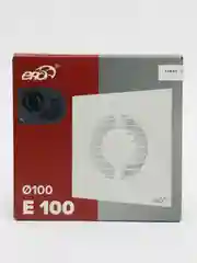 Вытяжной вентилятор 100 125 150 ERA E S C с обратным клапаном и москитной сеткой