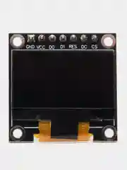 Дисплей OLED 0.96" 128*64 12864 7 контактов синие и желтые символы SPI