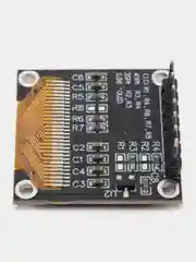 Дисплей OLED 0.96" 128*64 12864 7 контактов синие и желтые символы SPI