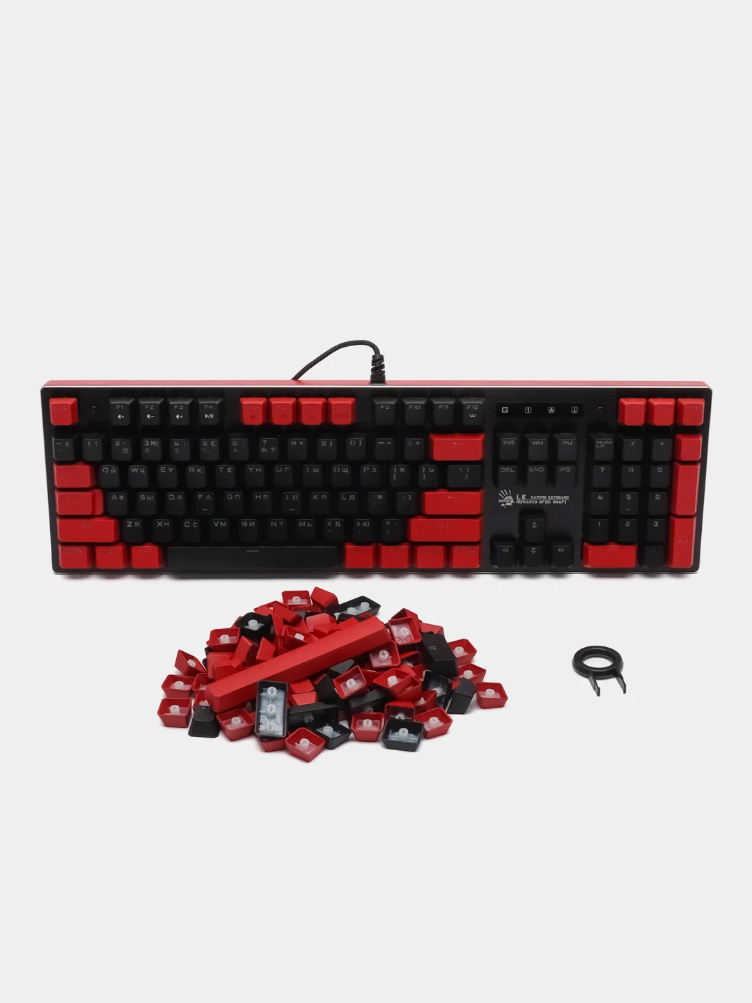 Белый клавиатура игровая механическая A4Tech Bloody S510N, S510NP, B820N