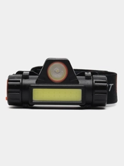 Фонарь налобный светодиодный с магнитом, SimpleShop, аккумуляторный с заряд USB, 2 режима