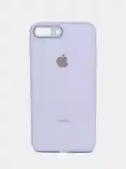 Лавандовый чехол для iPhone 7 plus, iPhone 8 plus, со стеклянной панелью и защитой камеры