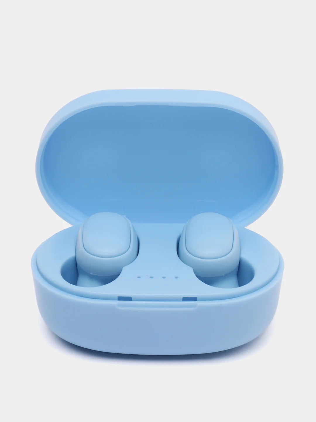 Голубой беспроводные наушники MiPods A6S PRO с микрофоном Bluetooth