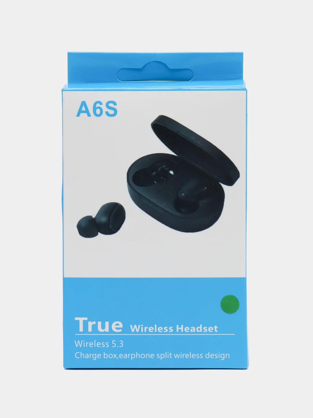 Мятный беспроводные наушники MiPods A6S PRO с микрофоном Bluetooth