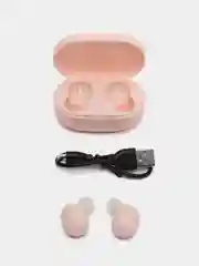Розовый беспроводные наушники MiPods A6S PRO с микрофоном Bluetooth