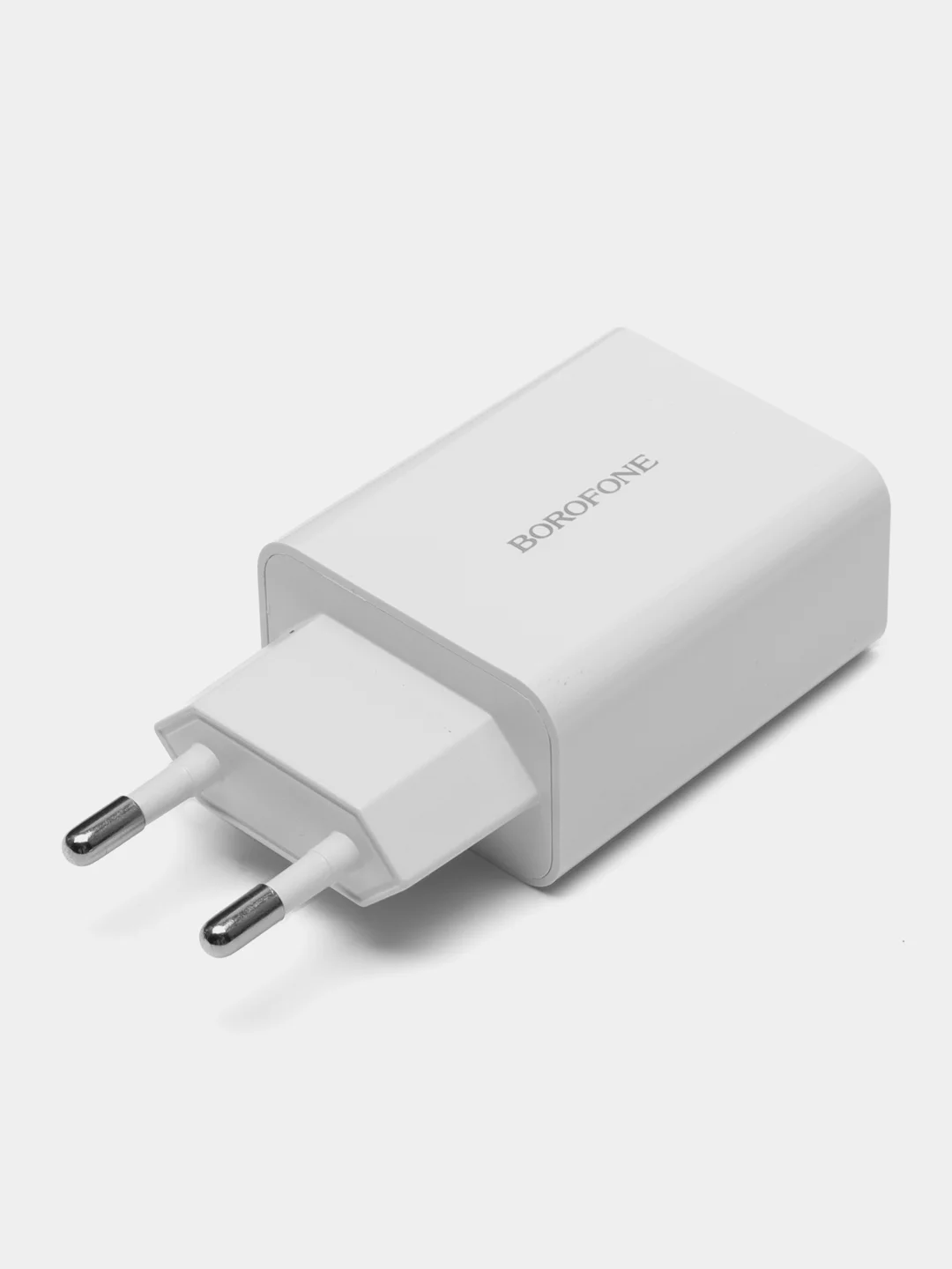 Белый сетевое зарядное устройство Borofone BA21A 18w c быстрой зарядкой 3.0