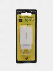 Белый сетевое зарядное устройство Borofone BA21A 18w c быстрой зарядкой 3.0