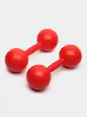 Красный гантели детские с наполнителем 0,45кг,0,8, 2 штуки