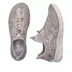 Серебряный кроссовки женские Rieker