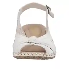 Белый босоножки женские Rieker из натуральной кожи
