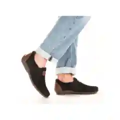 Черный мокасины мужские Rieker