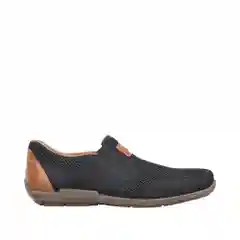 Черный мокасины мужские Rieker
