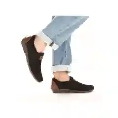 Черный мокасины мужские Rieker