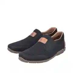 Черный мокасины мужские Rieker