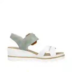 Бирюзовый женские летние босоножки Rieker