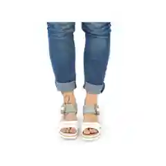 Бирюзовый женские летние босоножки Rieker