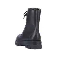 Черный ботинки женские Rieker, из натуральной кожи