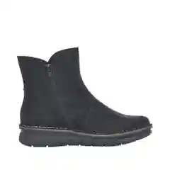 Черный полусапожки утепленные Rieker, женские