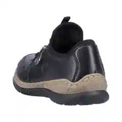 Черный кроссовки Rieker, женские, из натуральной кожи