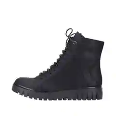 Черный женские зимние ботинки Rieker