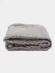 Плед велсофт "Косички, циркон", 100% полиэстер 200*220 см, 260 г/м
