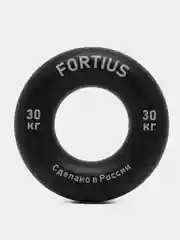 Набор кистевых эспандеров "Fortius", 3 шт. (30,40,50 кг) черные на подложке кольцо