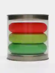 Набор кистевых эспандеров "Fortius" Neon, 3 шт. (20,30,40 кг) (тубус) кольцо