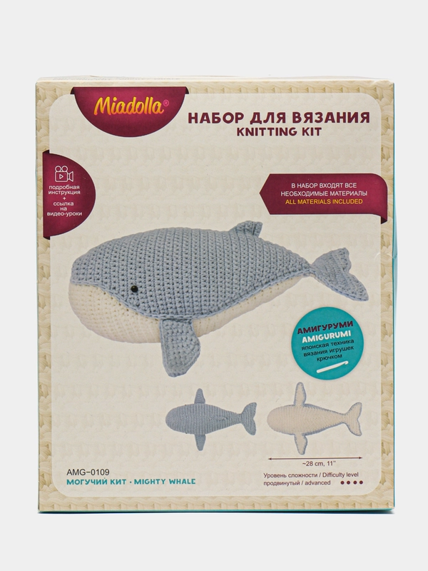 Набор для вязания Могучий кит
