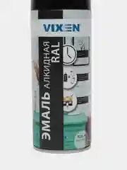 Черный эмаль аэрозоль, универсальная, алкидная, VIXEN, RAL 9005, черная, 520 мл