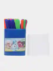 Синий счетные палочки, 50 штук, "Смешарики", в пенале