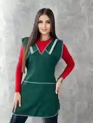 Зеленый фартук габардин рабочий