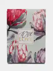 Коробка складная Цветочная, 21 х 15 х 7 см