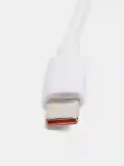 Белый usb кабель 6А, Type-C / Micro USB, для быстрой зарядки и передачи данных