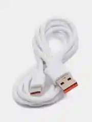 Белый usb кабель 6А, Type-C / Micro USB, для быстрой зарядки и передачи данных