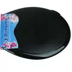 Черный сиденье для унитаза, черное, пластиковое, с креплениями