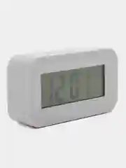 Белый электронные настольные часы ,будильник ,термометр